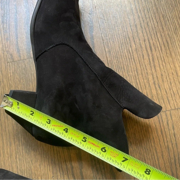 Arche Black Suede Heeled Booties Made in France size 40 or US 9 - Picture 12 of 15